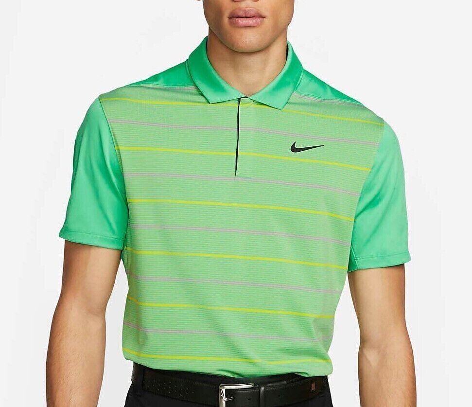 Nike TW Tiger Woods Mens XL Golf Polo shirt DR5318 Green