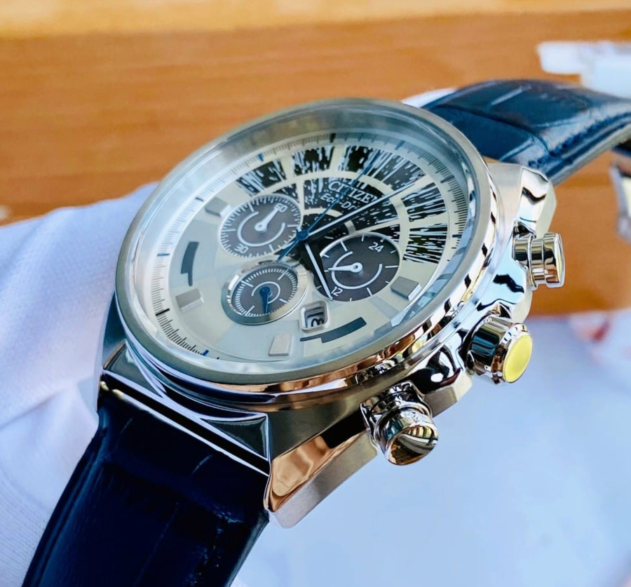 CITIZEN CITIZEN STAR WARS MILLENNIUM FALCON CA4281-00W MEN'S WATCH LEATHER BAND