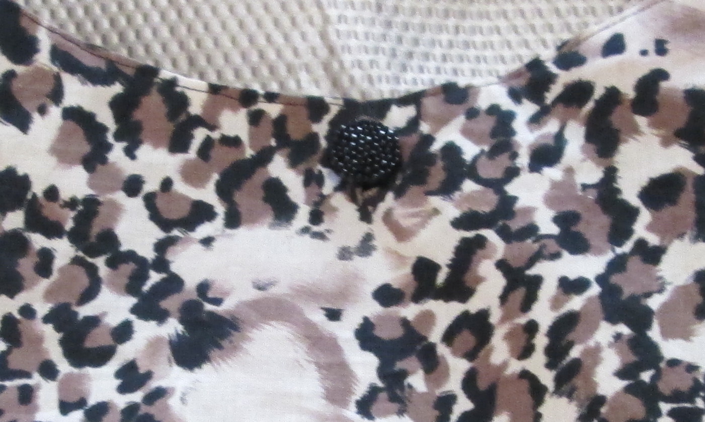 Homemade Leopard Print Tote