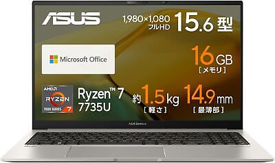 ASUS Laptop Zenbook 15 Ryzen7 7735U 16GB SSD512GB UM3504DA-BN201WS/A