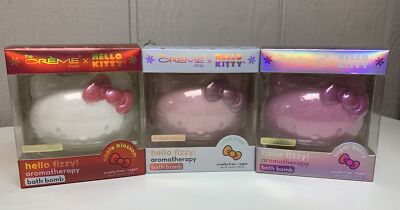 The Creme Shop Hello Kitty Limited Edition Aromatherapy 3 Pc Bath Bombs