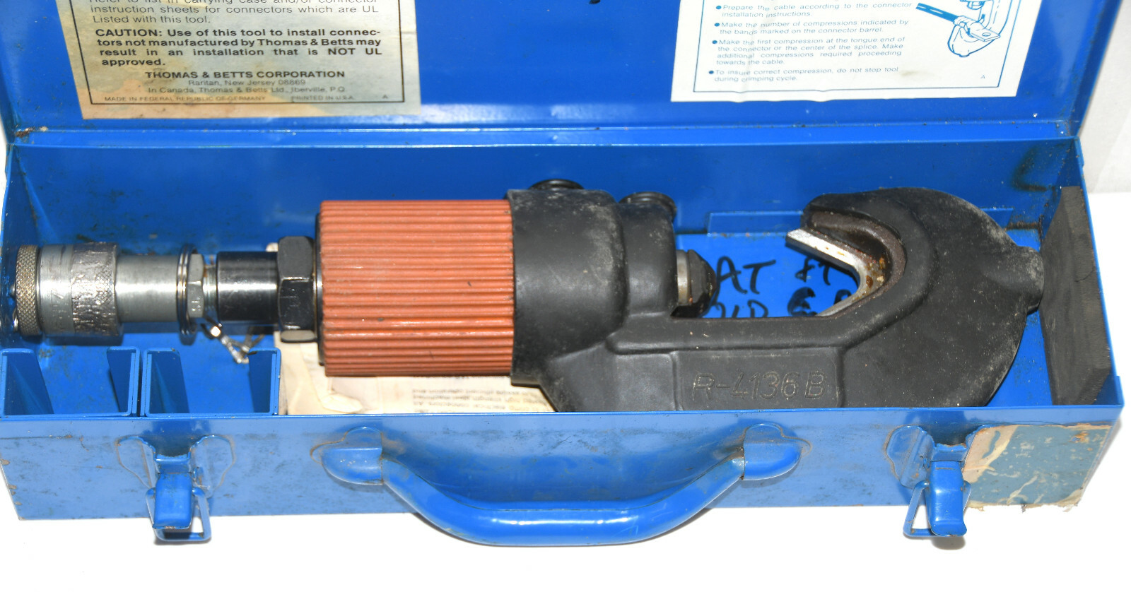 Thomas Betts TBM8750 Smart Hydraulic Crimping Tool eBay