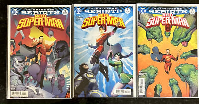 New Super-man Rebirth Lot (#1 #2 #3) NM DC Comics 2016