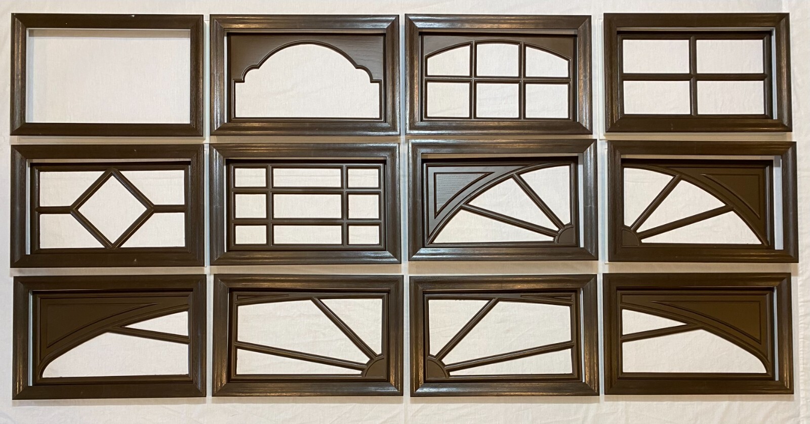 Dark Brown Amarr Garage Door Window Kit Short Panel Frame Insert Glass Options Dark Brown Amarr Garage Door Window Kit Short Panel Frame Insert Glass Options