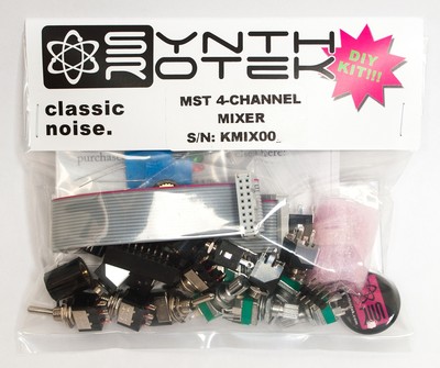 MST 4-Channel Audio / CV Mixer DIY Kit Eurorack Module by Synthrotek