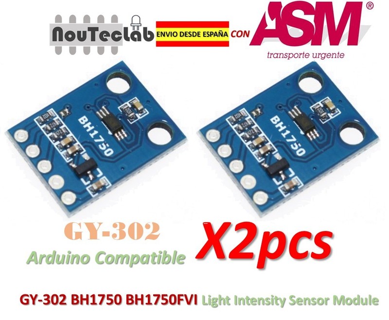 2pcs Bh1750 Bh1750fvi Gy-302 LuminositÃ© IntensitÃ© Illumination Module