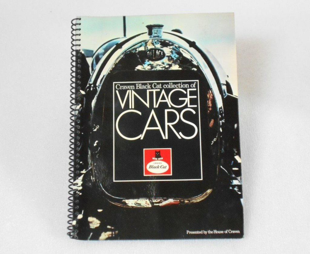 Craven Black Cat collection of Vintage Cars (Cigarette Cards) in album complete. in