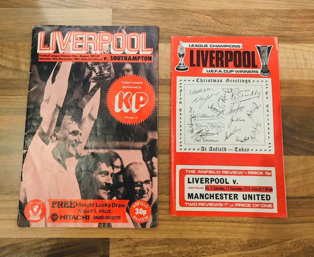 2 Old Liverpool Fc Books Match Programs In Kilrea County Londonderry Gumtree