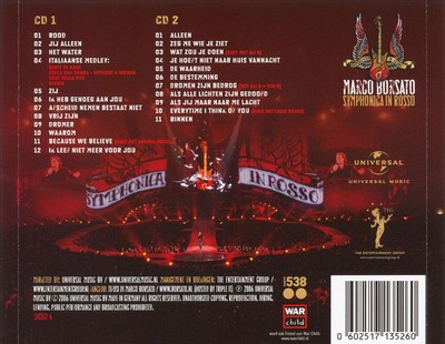 SYMPHONICA IN ROSSO NEW CD