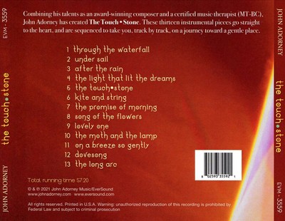 JOHN ADORNEY TOUCHSTONE NEW CD