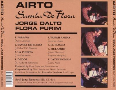 洋楽 AIRTO samba de flora Airto – Samba De Flora – Vinyl (LP, Album), 1989 [r1167456