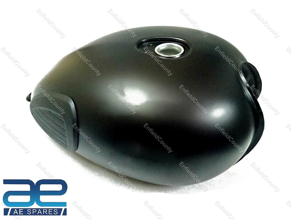 Fuel Petrol Gas Tank Black+Lock Cap For Royal Enfield EFI Classic 500 890095 