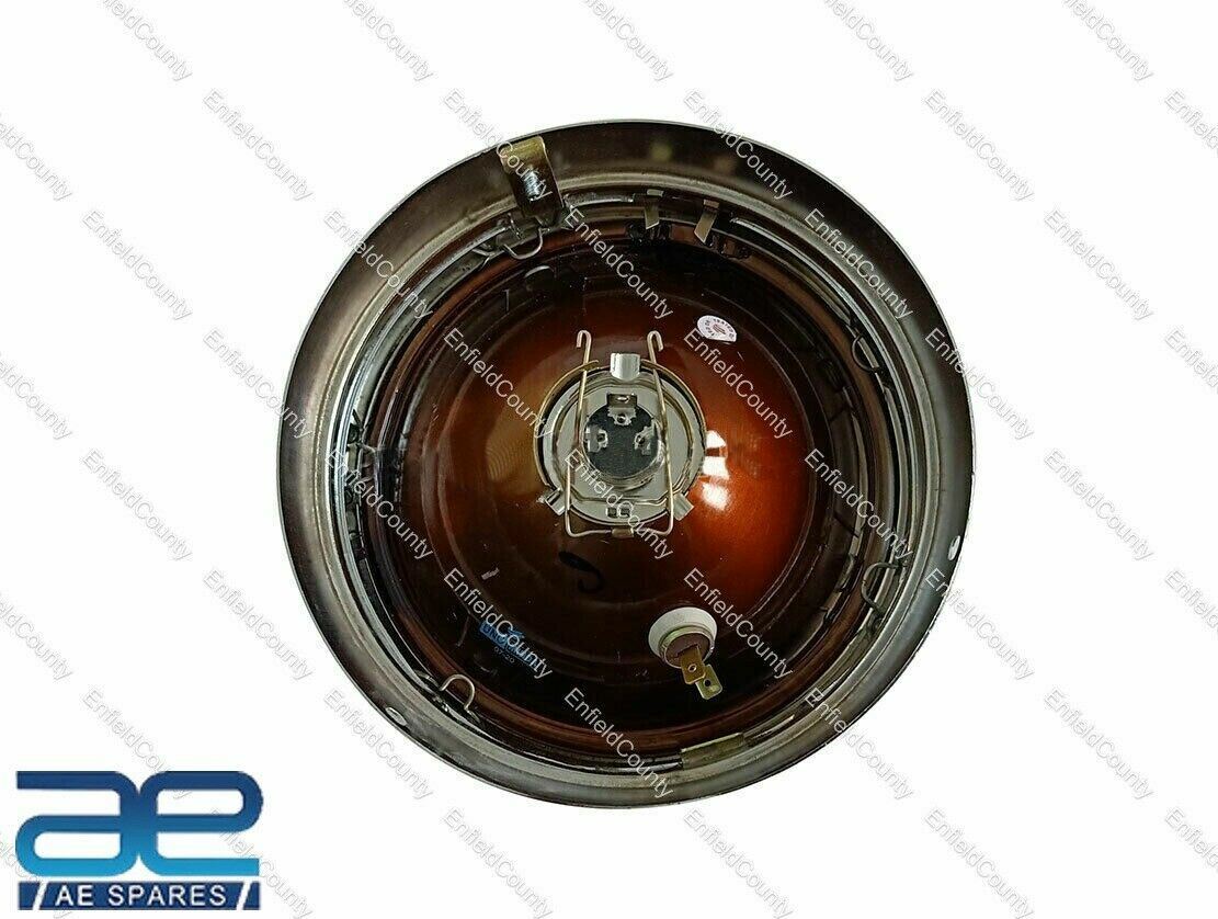 FOR ROYAL ENFIELD CLASSIC 350 500CC CHROME HEADLIGHT HEADLAMP+ INDICATOR SET  