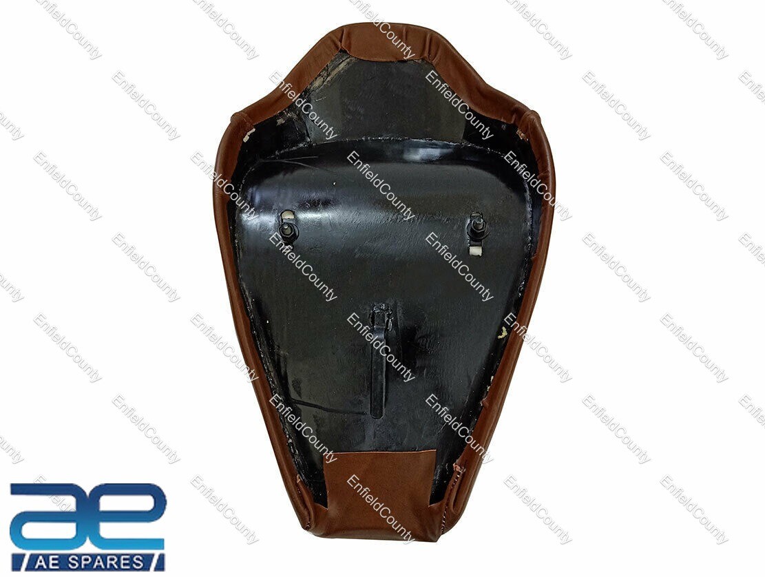 For Royal Enfield Classic 350 500 Genuine Leather Low Rider Solo Seat Brown  