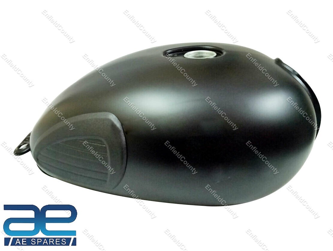 Fuel Petrol Gas Tank Black+Lock Cap For Royal Enfield EFI Classic 500 890095 