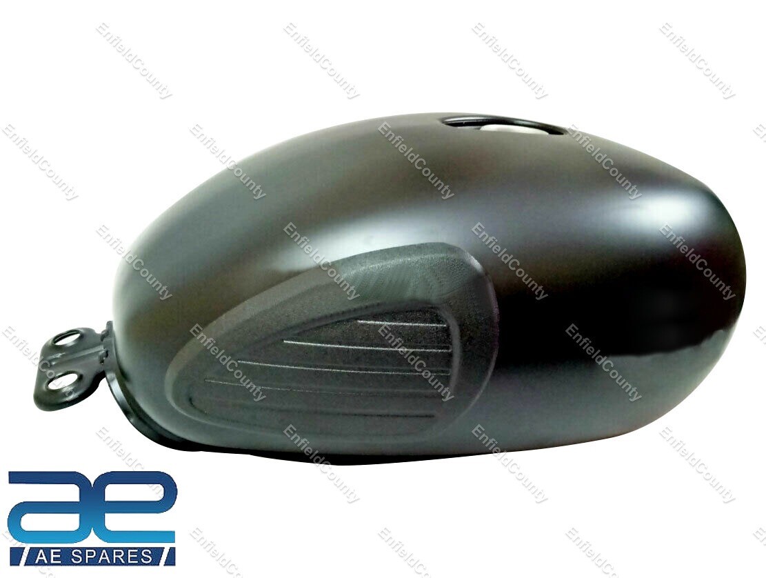 Fuel Petrol Gas Tank Black+Lock Cap For Royal Enfield EFI Classic 500 890095 