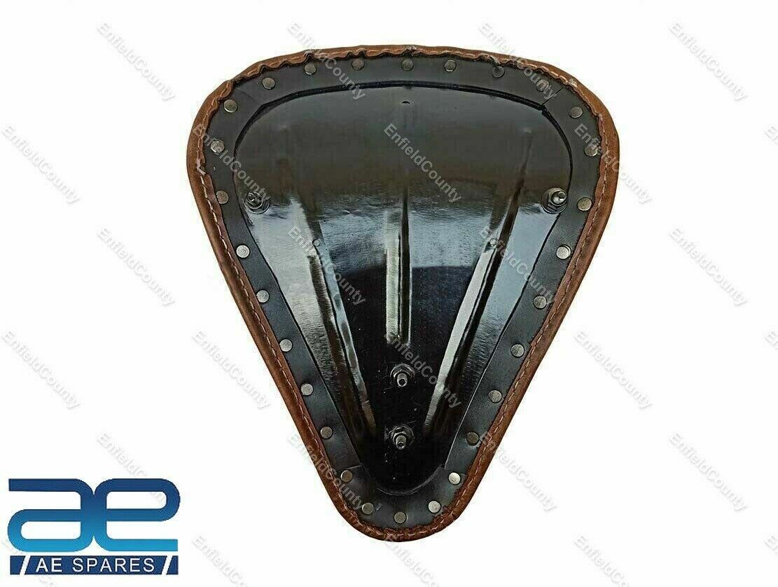 Genuine Leather Front Rider Solo Seat For Royal Enfield Classic 350cc 500cc  