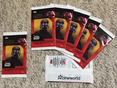 Star Wars TROS Exclusive Promo Card Pack UK Cineworld 2019 The Rise Of Skywalker