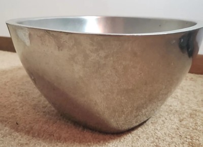 Hubert Double Walled Square Stainless Serving Bowl 10x6''