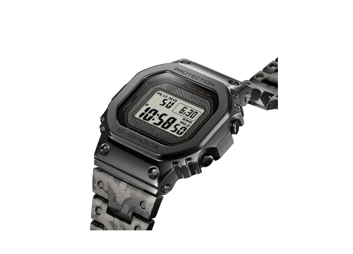 Pre-owned Casio G-shock 40th Anniversary Edition 5000 Series Black Men Watch Gmwb5000eh-1