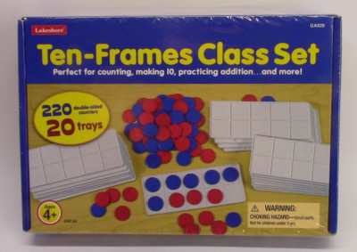 Lakeshore Educational Toy: Ten-Frames Class Set for Counting Skills