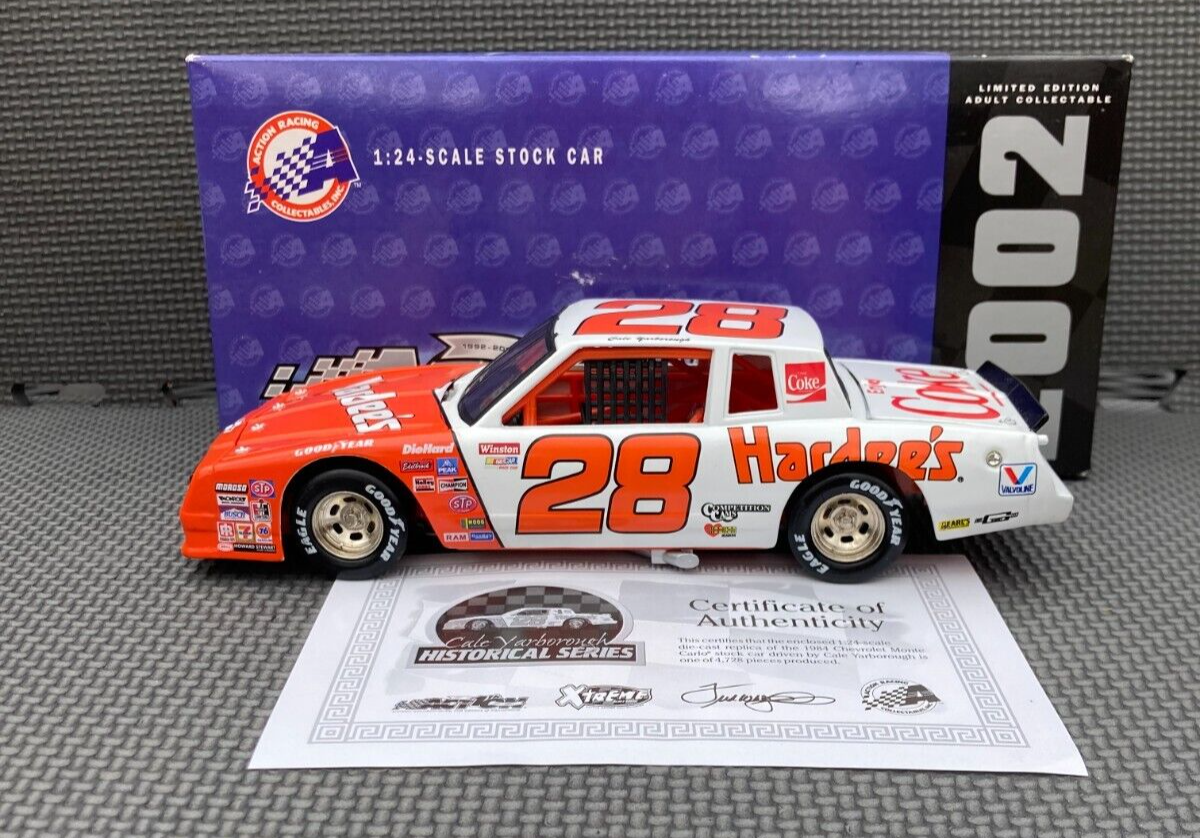 Cale Yarborough #28 Hardee's 1984 Monte Carlo 1:24 scale 1 Cale Yarborough #28 Hardee's 1984 Monte Carlo 1:24 scale 1