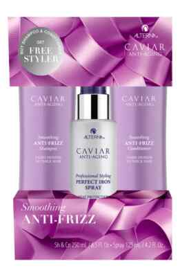 NEW ALTERNA FULL SIZE CAVIAR ANTI AGING SMOOTHING ANTI FRIZZ SET 