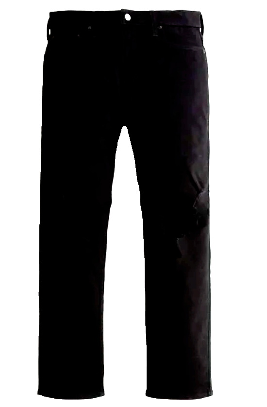 Hollister Jeans Men 28x30 Black Vintage Straight Preppy Distressed Grunge Denim