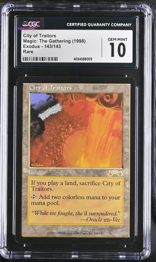 mtg 裏切り者の都/City of Traitors PLD]裏切り者の都/City of Traitors《日本語》【EXO】