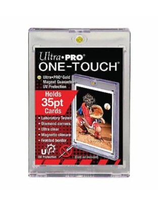 New Ultra PRO 35pt One Touch Magnetic Trading Card Holder UV Protection 