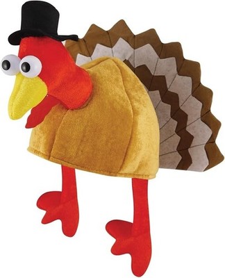 Turkey Hat Adult Fancy Dress Christmas Xmas Thanksgiving Turkey Hat