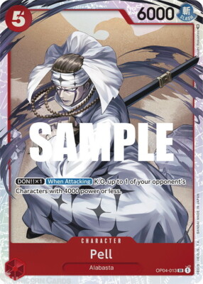 ONE PIECE - ワンピースカード ゴードン4枚 P-013 One Piece Card Gordon 4 cards P-013 (Used) （1519091887