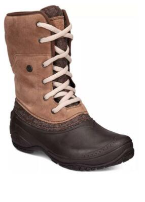 NWB North Face Shellista II Roll Down Brown Boots Women 6M