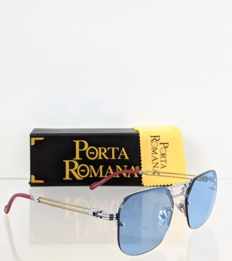 Pre-owned Porta Romana Authentic  Sunglasses Mod 1012 Col 600 B Vintage Frame In Blue