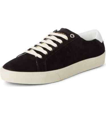 Saint Laurent Court Classic Sneakers $525 Black 34.5 / 4.5 SL/06