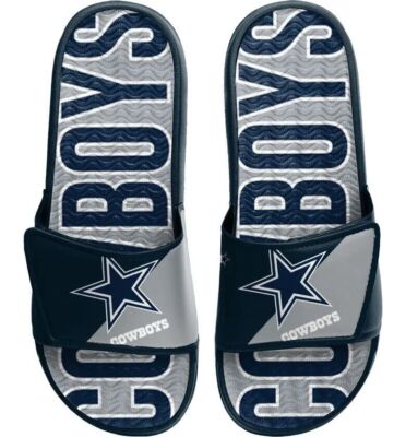 NFL Dallas Cowboys Gel Cushioned Slide Sandals