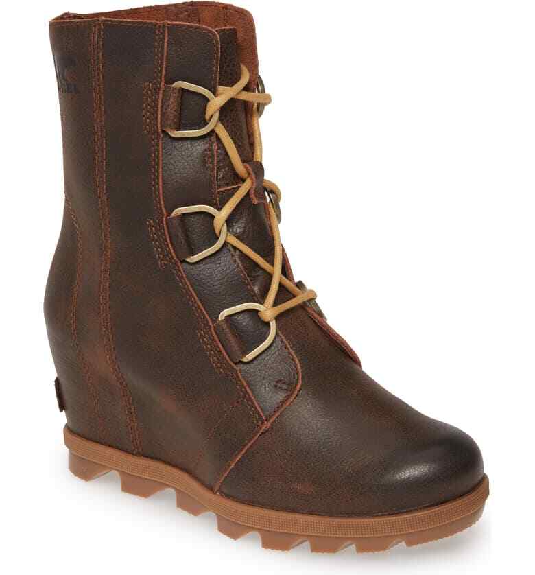 

Женские ботинки Sorel Joan Of Arctic Wedge II NEW AUTHENTIC Burro NL3370-282, Sorel Joan of Arctic