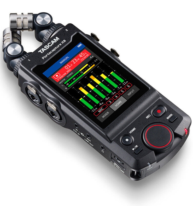 Tascam Portacapture X8 8-Track High Resolution Adaptive