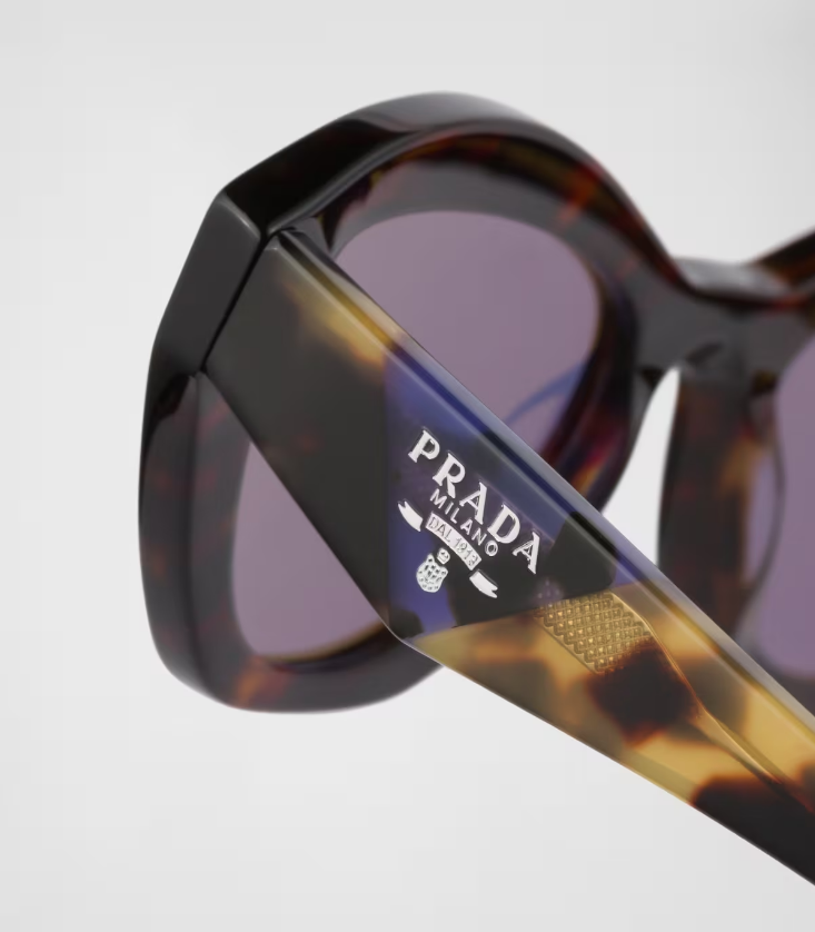 Pre-owned Prada Brand 2024  Women Sunglasses Pr A02s 17n-50b Authentic Italy Frame Case In Purple