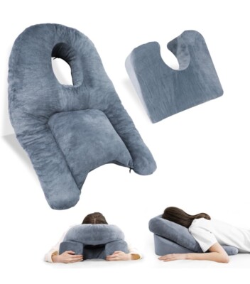 HOMCA Face Down Pillow After BBL or Eye Surgery - Home Massage Pillow Face Down