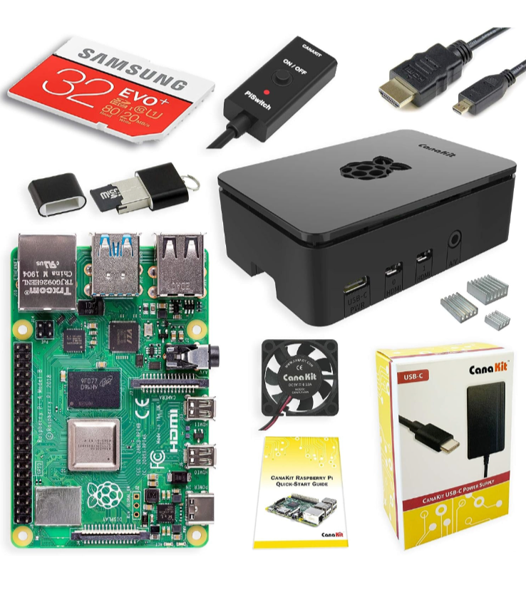 4 Starter Kit (32 Gb Evo+, Premium Black Case) 4gb Ram, New