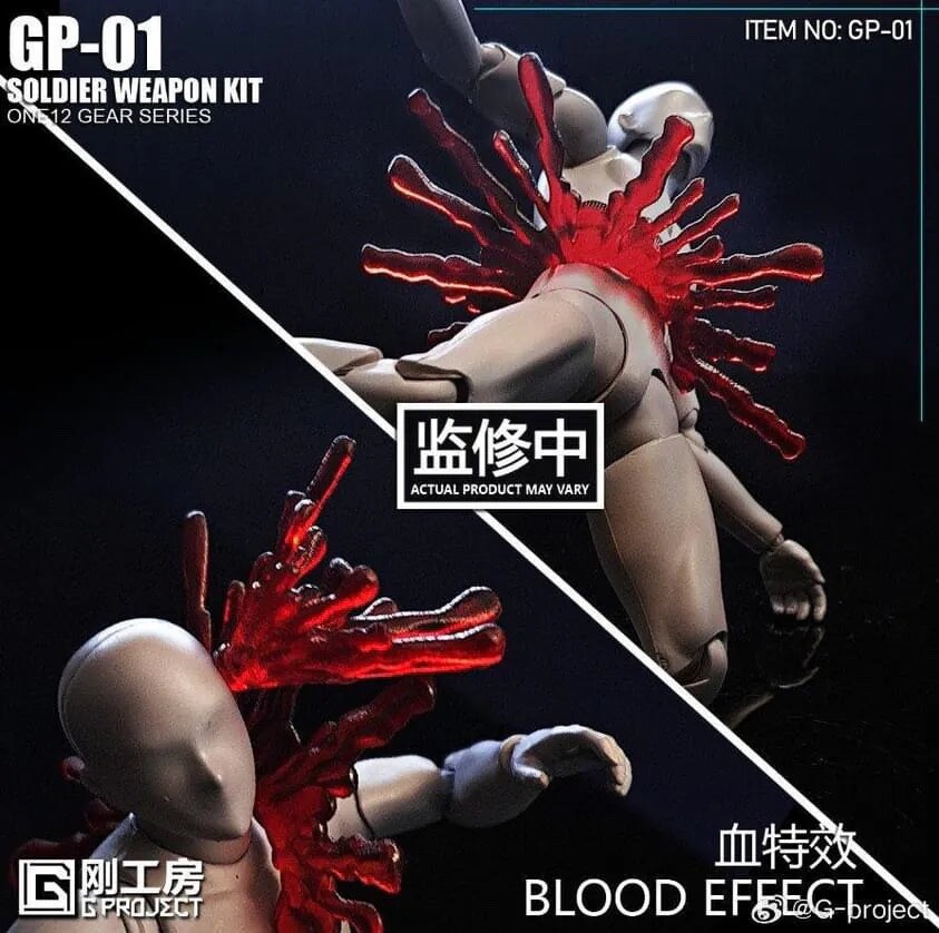 GP-01: G-PROJECT Gear Series 1/12 Scale Soldier Weapon Kit