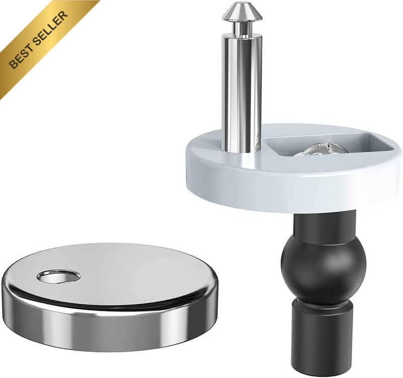 Soft Close Toilet Seat Hinges, Universal Top Fittings, Stainless Steel, Modern,