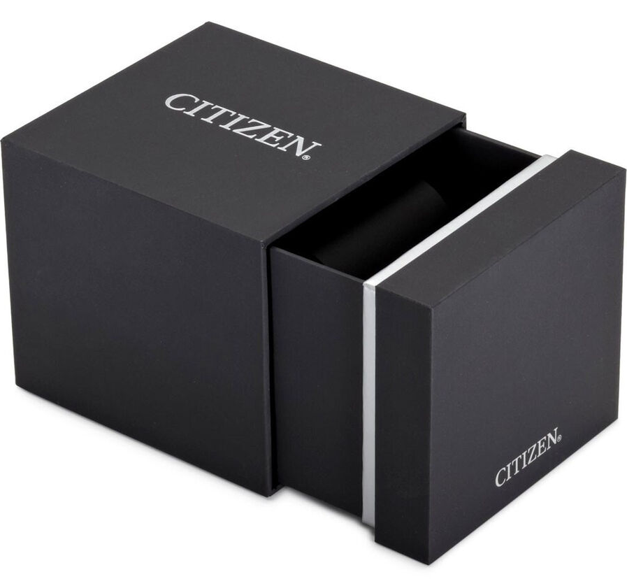 Pre-owned Citizen Radio Controlled World Time White Dial Men's Sapphire Watch Cb0253-19a