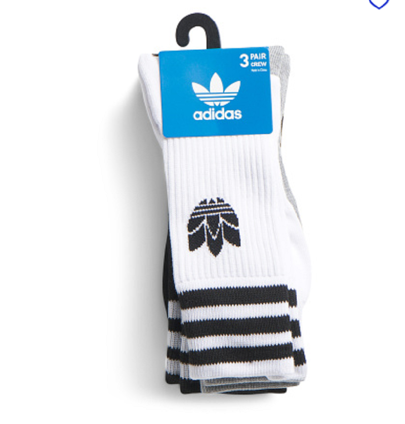 Trefoil Logo Retro Men's Socks 3pk