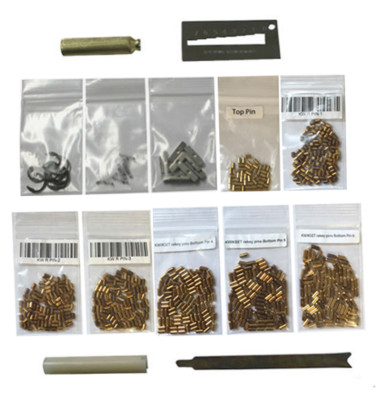 Custom Kwikset Rekey Kit  Bottom pin 1 to 6 100 Bottom Pin Top 50 follower