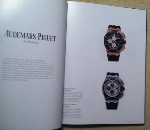 Watch Catalog Audemars WesTime Piguet Collection Book Sales Blancpain Hublot MTC