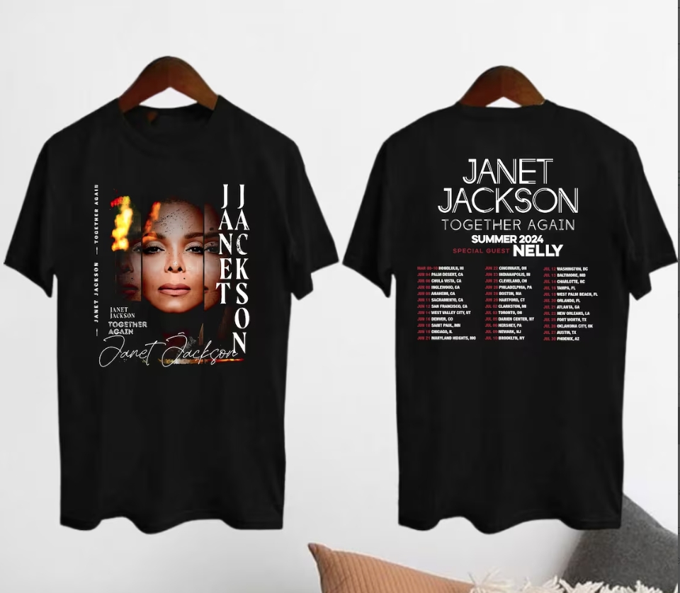 Janet Jackson ロンT Lサイズ 2024 新品未使用 JANET JACKSON TOGETHER AGAIN JAPAN 2024