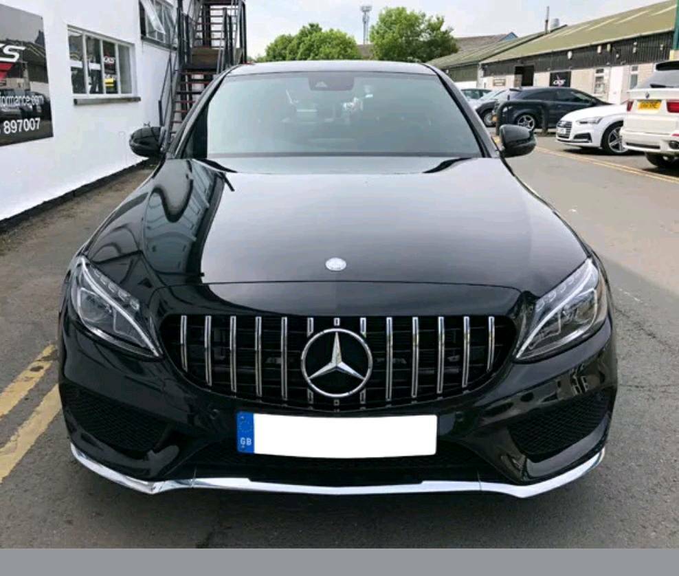 W205 AMG GTS GTR Style Grill Mercedes C Class in Port Talbot, Neath