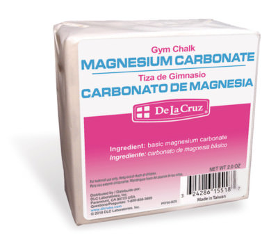 De La Cruz Pure Gym Chalk  / Magnesium Carbonate (Carbonato de Magnesio) 2 OZ.